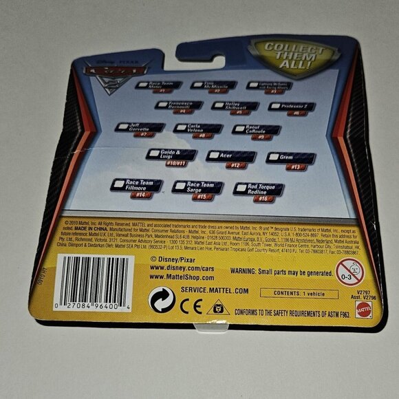 5 Disney Cars Lightning McQueen Diecast Lot Grand Prix Rusteze Tumbleweed Cactus - Picture 5 of 16